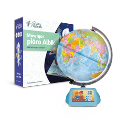 Globus + Mówiące pióro Albik