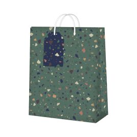 Torebka prezentowa - zielona lastryko