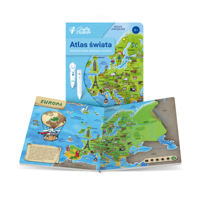                             Książka Atlas świata  6+                        