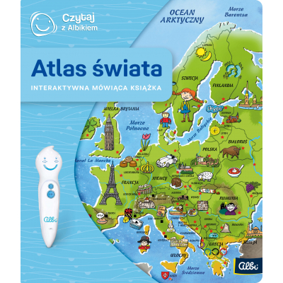                             Książka Atlas świata                        