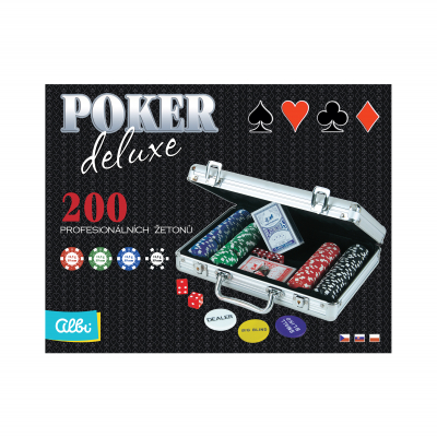                             Poker deluxe 200 żetonów                        