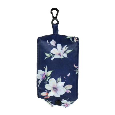                             NO_Skládací taška do kabelky_modrá květina                        