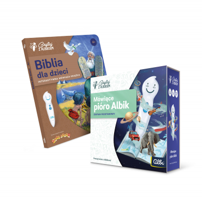 Biblia dla dzieci + Pióro Albik                    