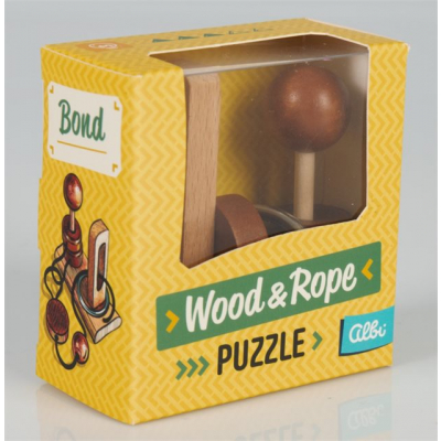 Wood &amp; Rope puzzle - Bond                    