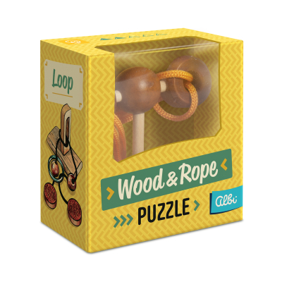Wood &amp; Rope puzzle - Loop                    