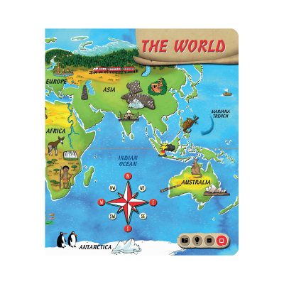                             Tolki Zestaw World Atlas EN                        