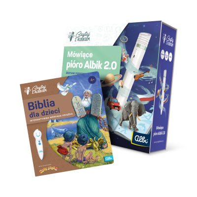 Książka Biblia + Pióro Albik wersja 2.0                    