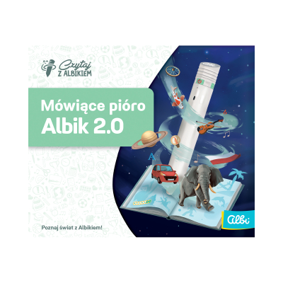                            Pakiet Książka Wszechświat + Pióro Albik 2.0                        
