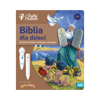                             Pakiet Książka Biblia + Pióro Albik 2.0                        