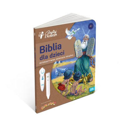                             Pakiet Książka Biblia + Pióro Albik 2.0                        