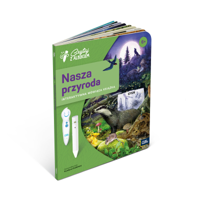                             Pakiet Książka Nasza przyroda + Pióro Albik 2.0                        