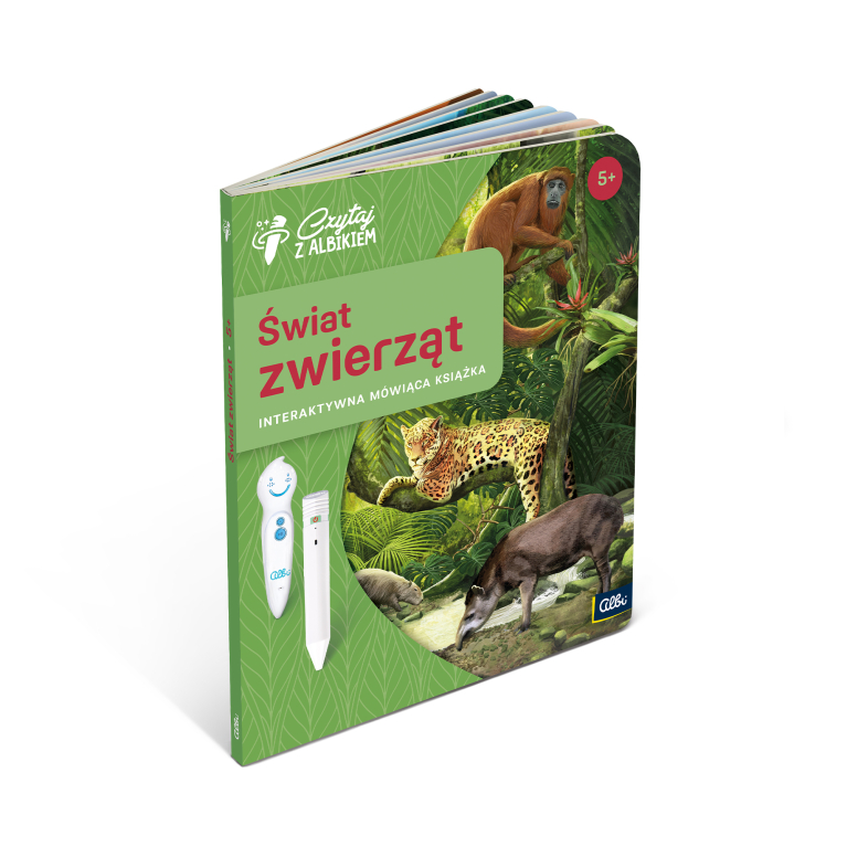                             Książka Świat zwierząt  5+                        