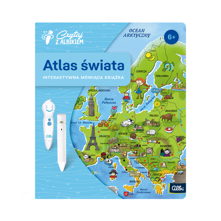                             Książka Atlas świata  6+                        