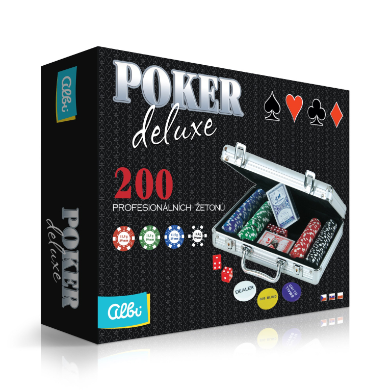 Poker deluxe 200 żetonów                    