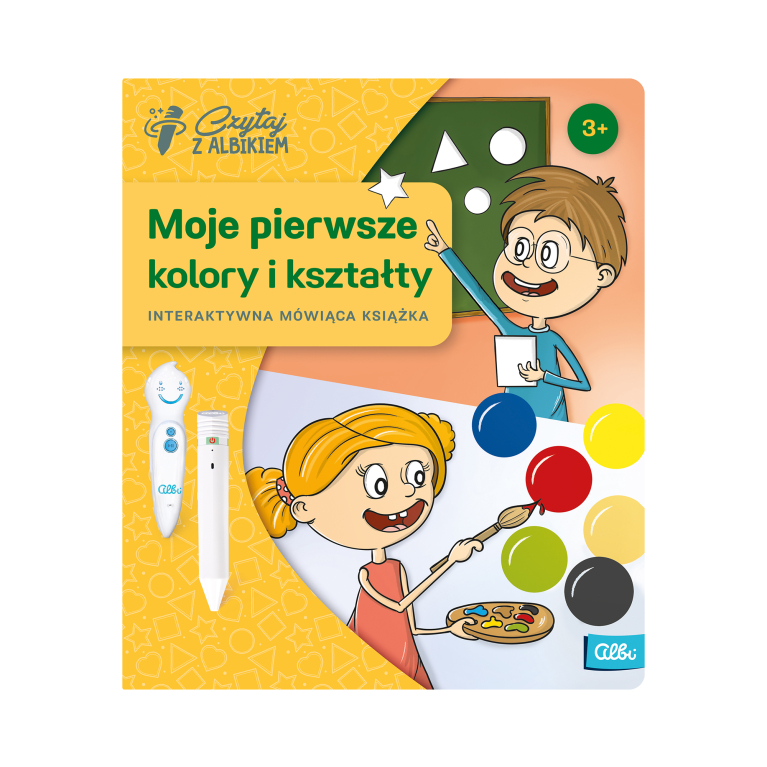                             Książka Moje pierwsze kolory i kształty  3+                        