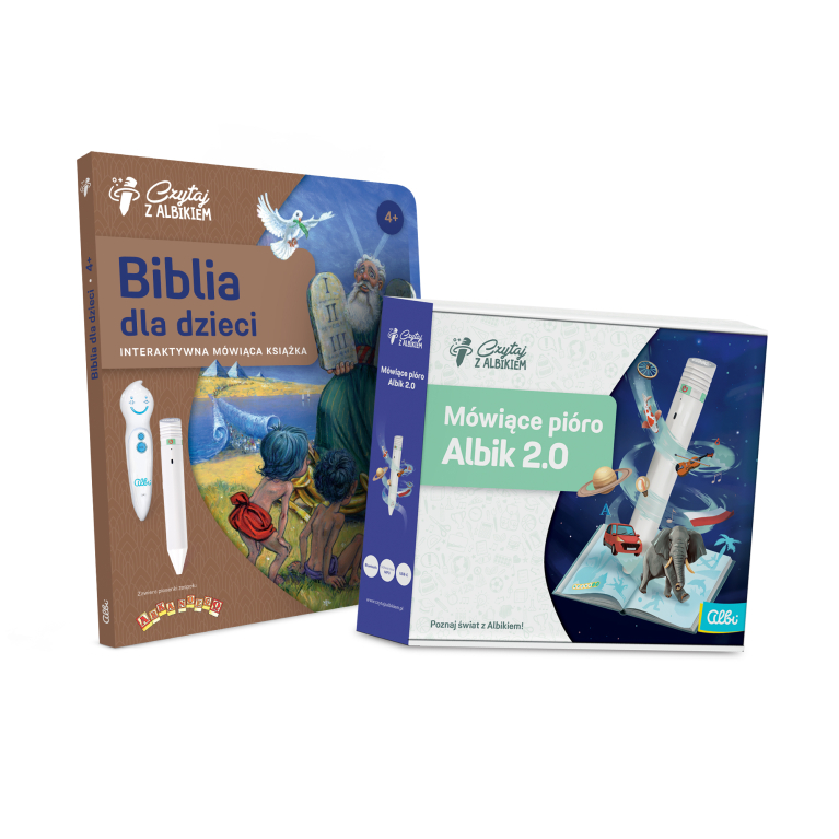 Pakiet Książka Biblia + Pióro Albik 2.0                    