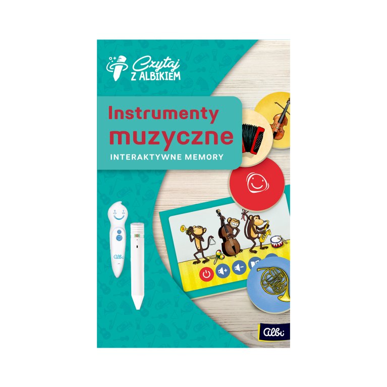                             Interaktywne memory - Instrumenty muzyczne 3+                        