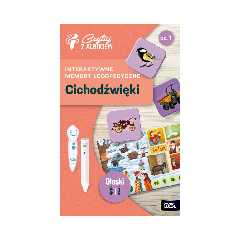                             Interaktywne memory logopedyczne – Cichodźwięki cz. 1                        