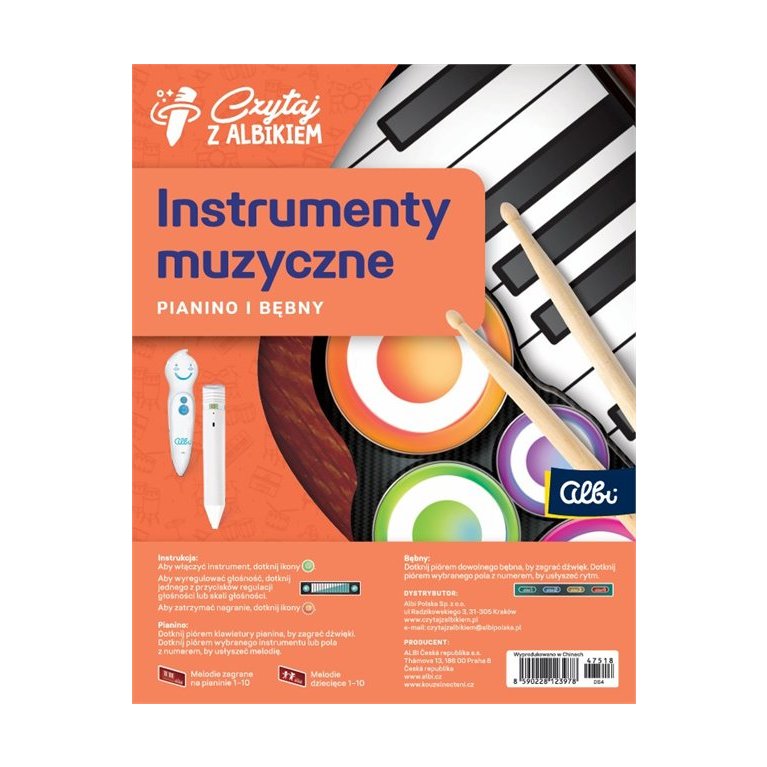 Instrumenty muzyczne. Pianino i bębny                    